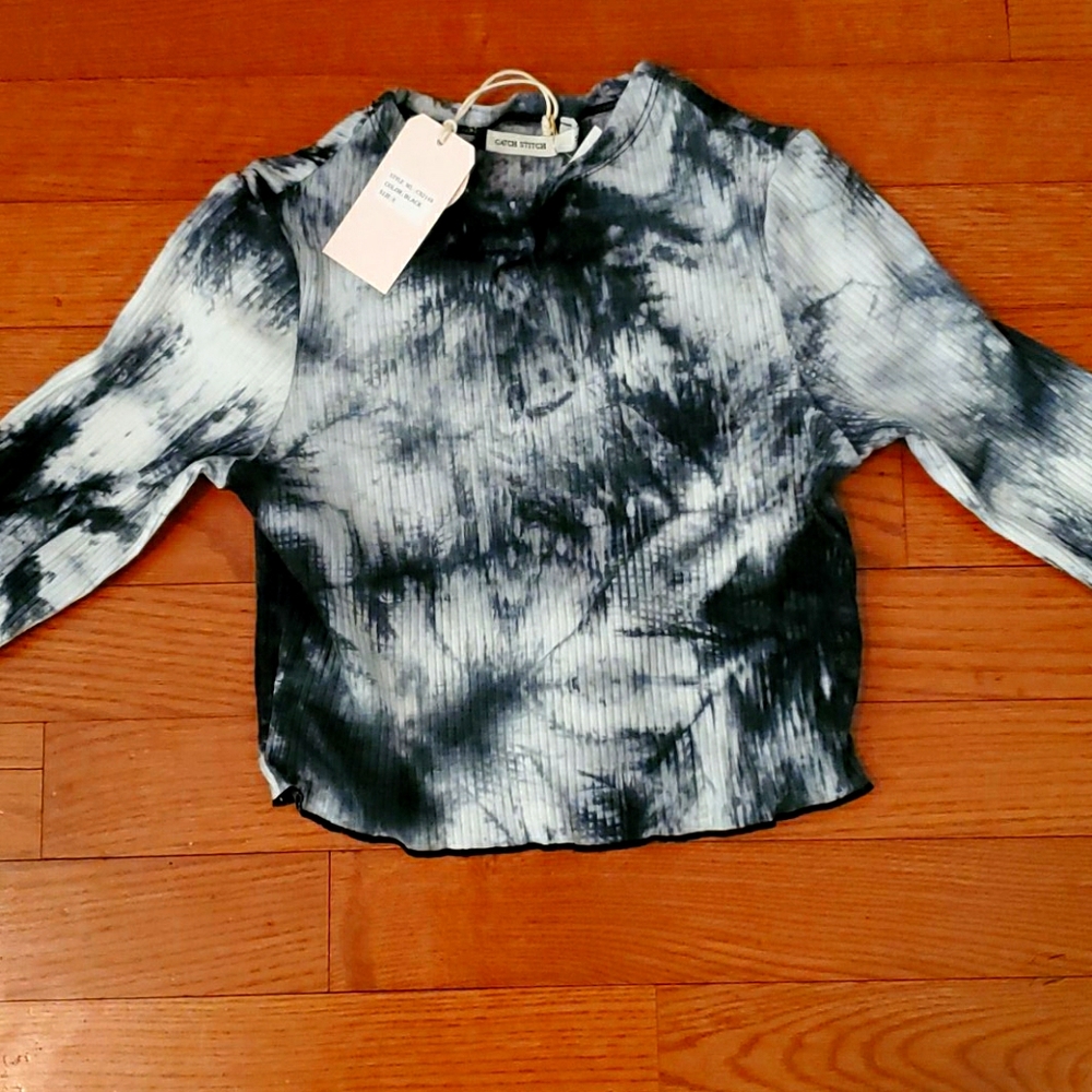 Tie die crop top